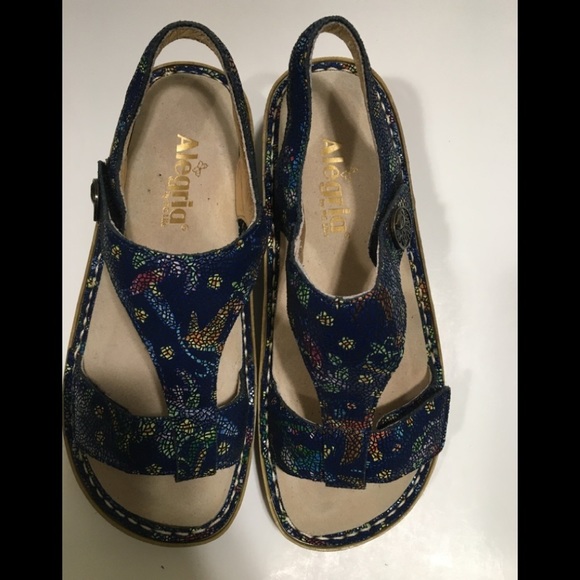 Alegria KEN-158 Kendra Leather T-Strap Sandals - Picture 11 of 16